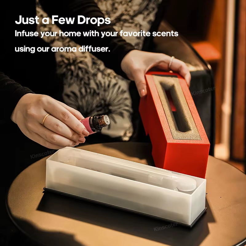 GS Flame Aroma Diffuser Air Humidifier Ultrasonic Cool Mist Maker Fogger Led Essential Oil Lamp Realistic Fire Difusor